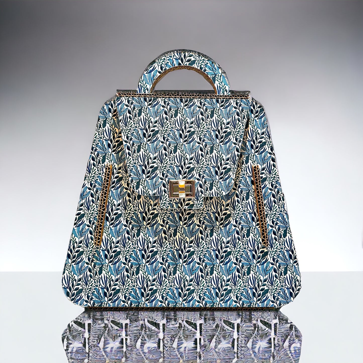 EcoBag - Foglie Blu